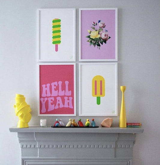 I want candy! Colour pop prints perfect for summer