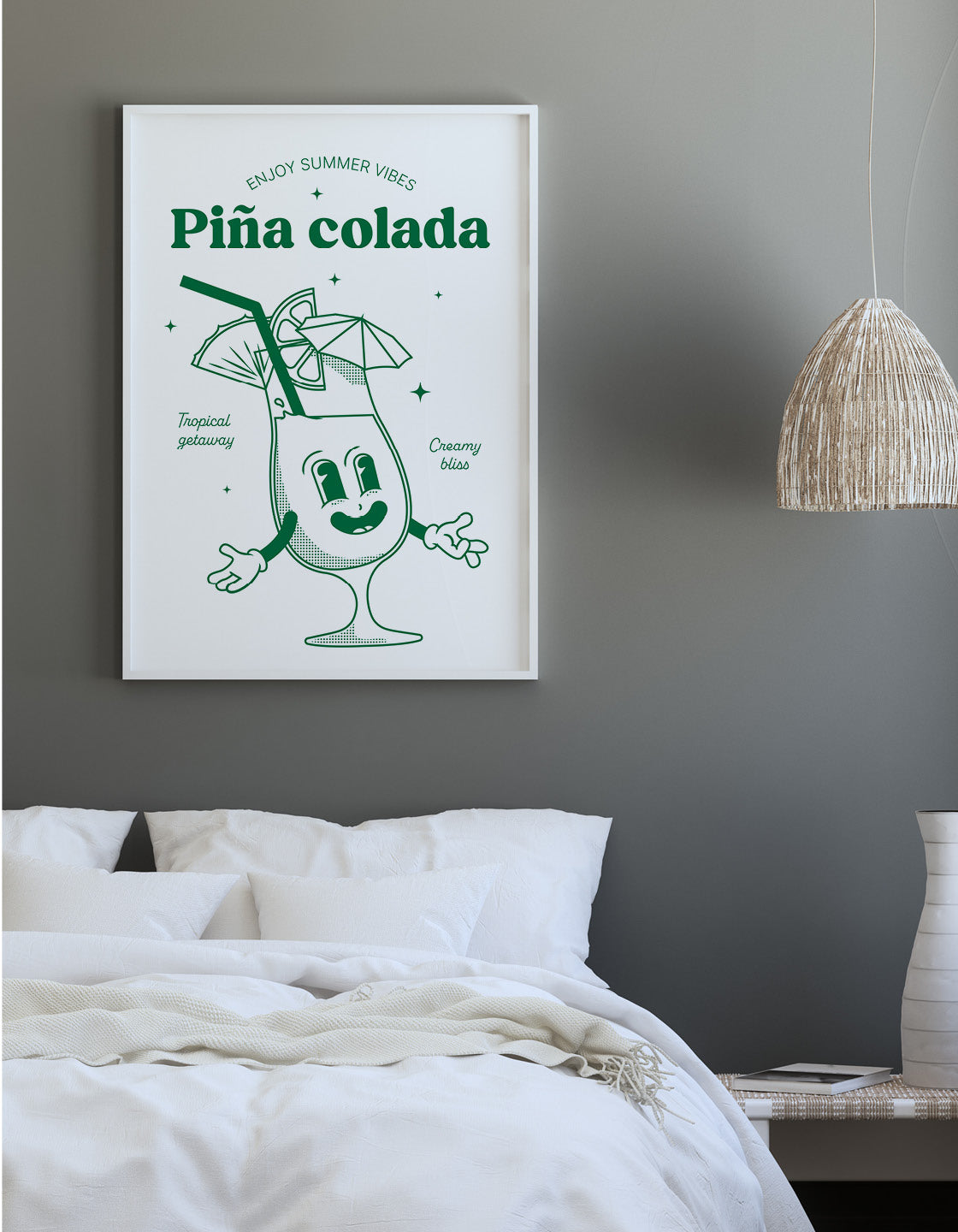 Retro style Pina Colada