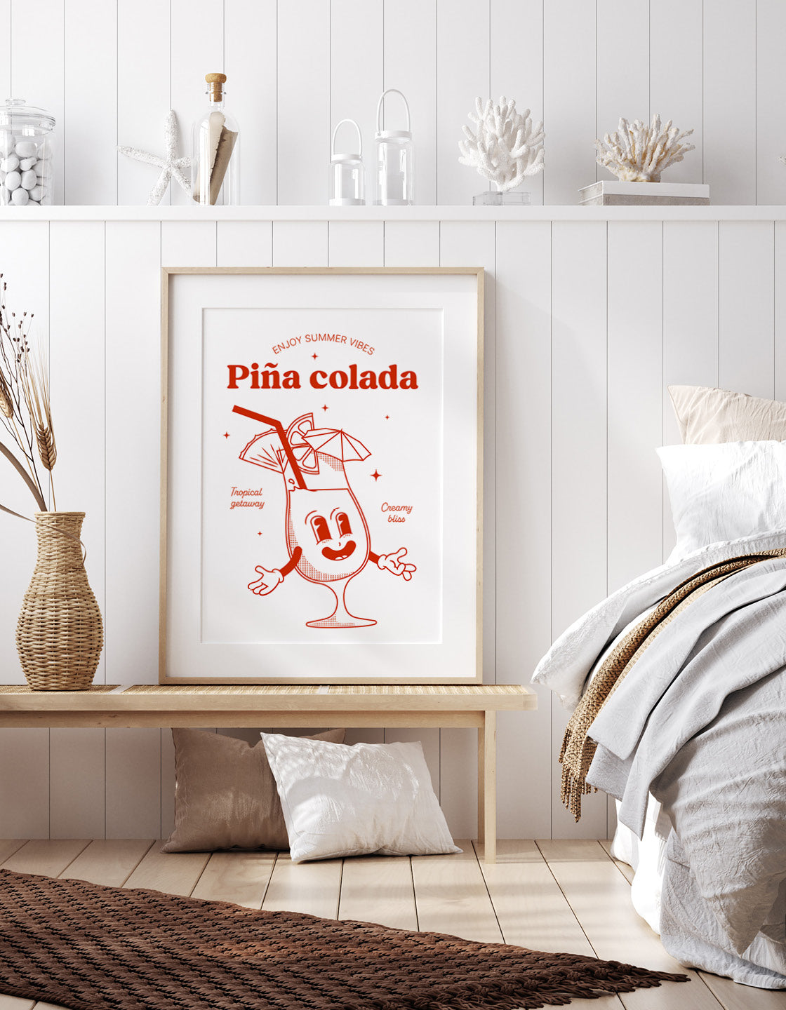 Retro style Pina Colada