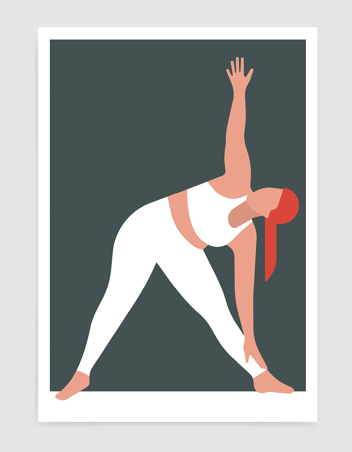 Triangle pose