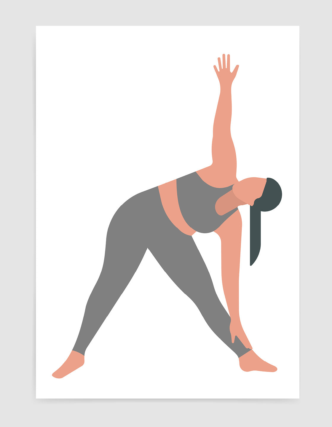 Triangle pose