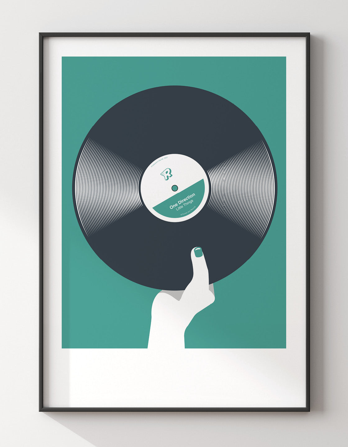 Retro black vinyl