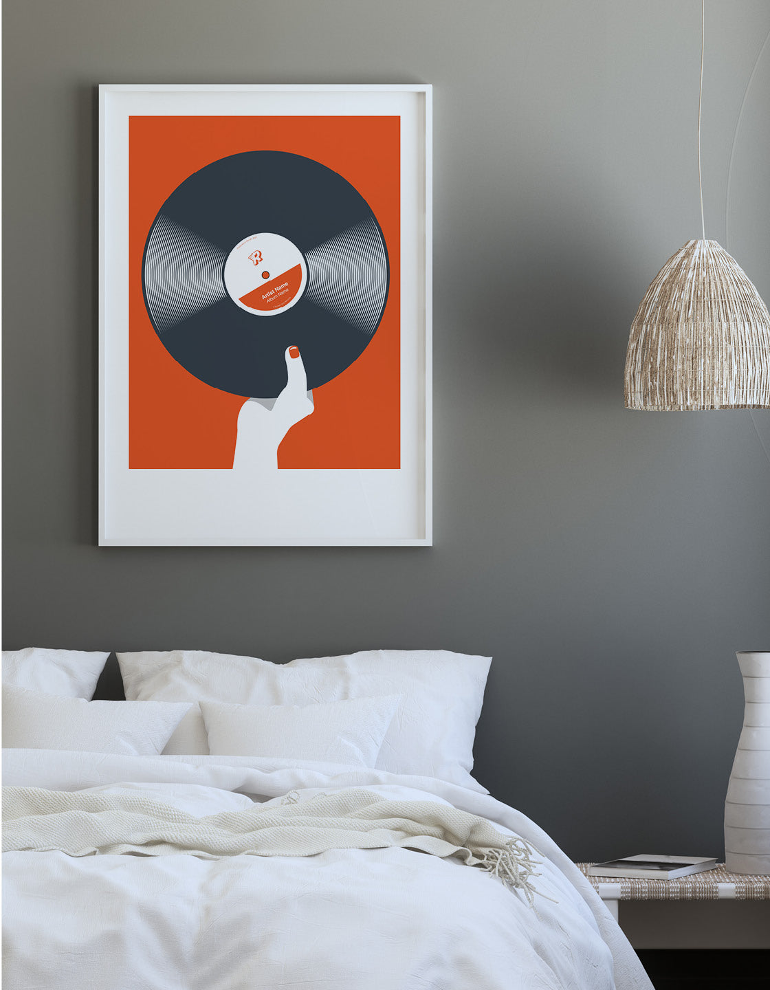 Retro black vinyl