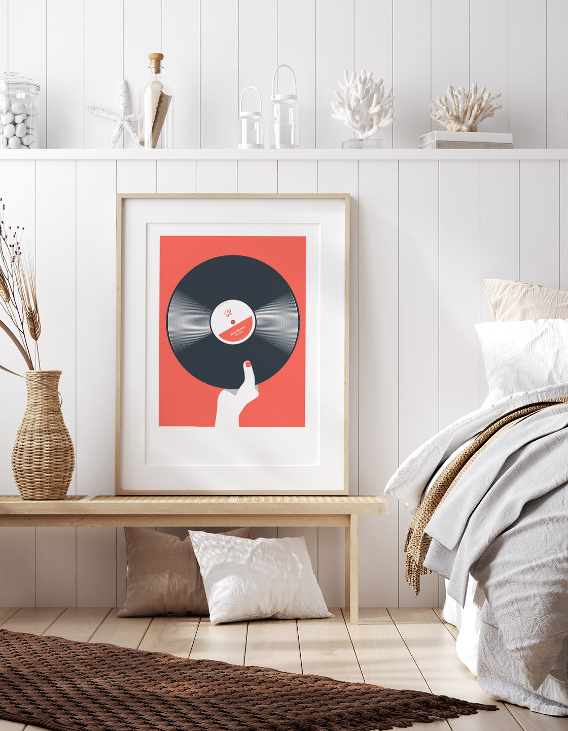 Retro black vinyl
