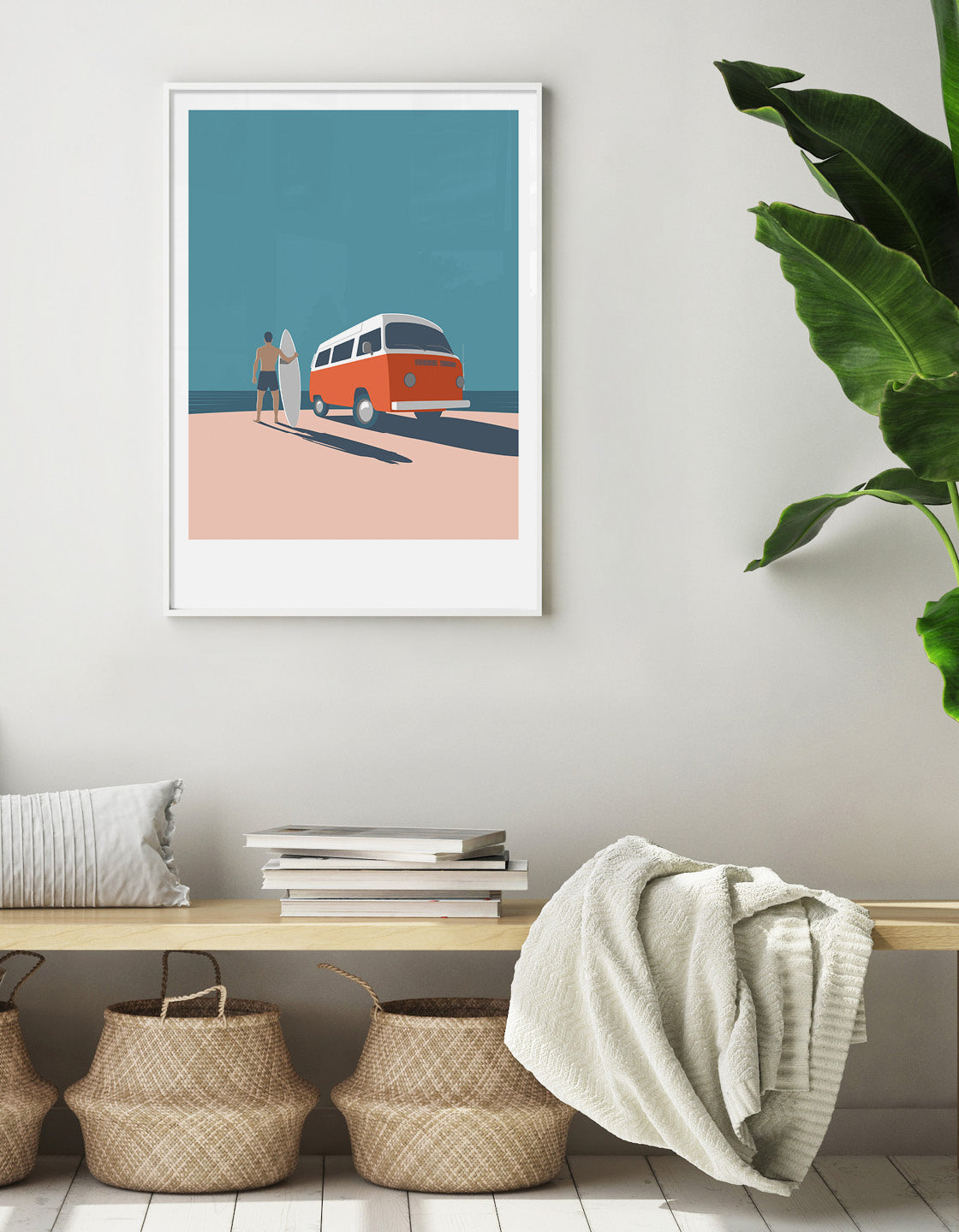 Retro camper van