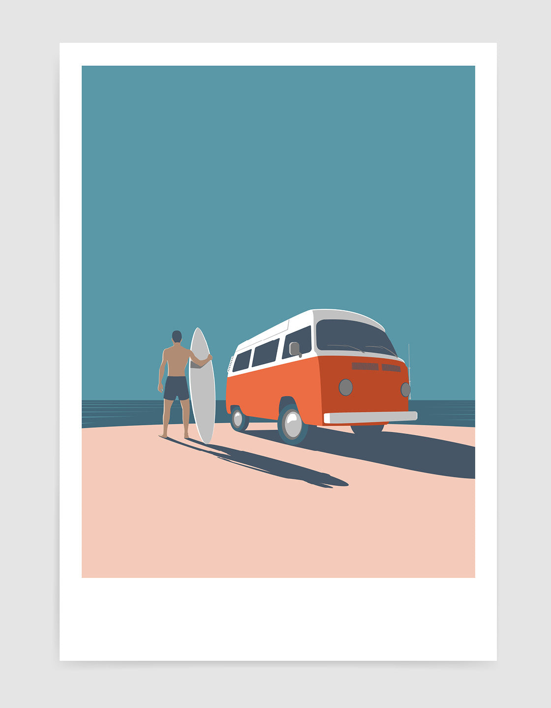 Retro camper van