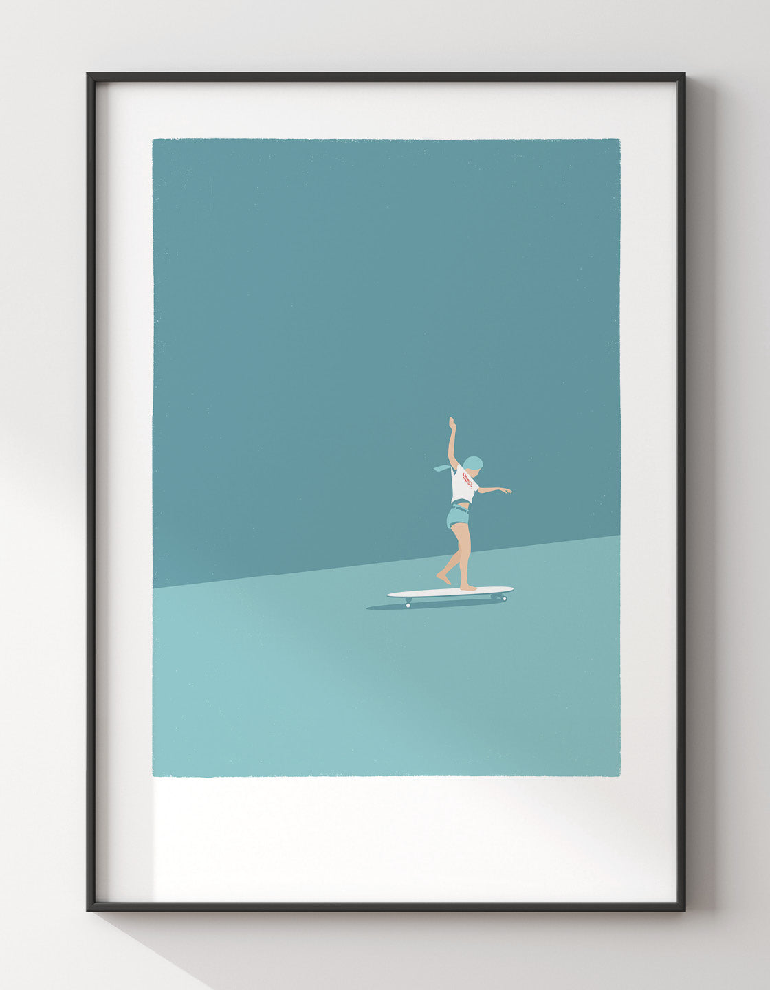 Skateboard girl