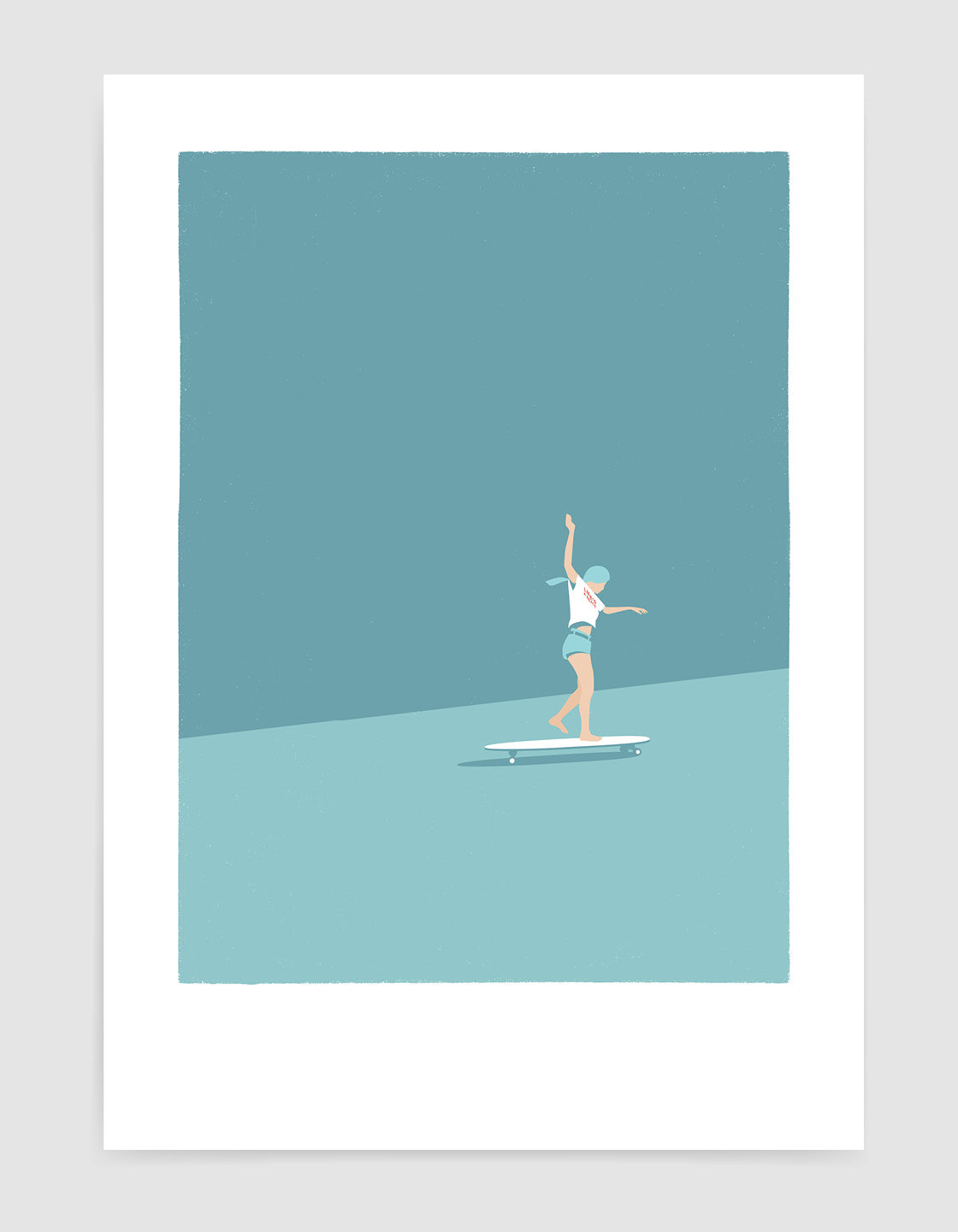 Skateboard girl