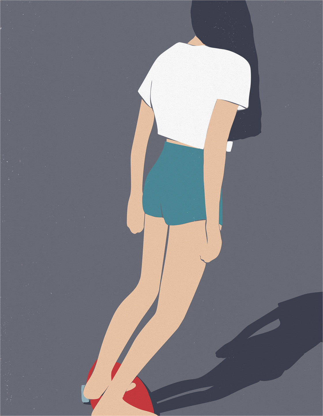 Skateboard girl II