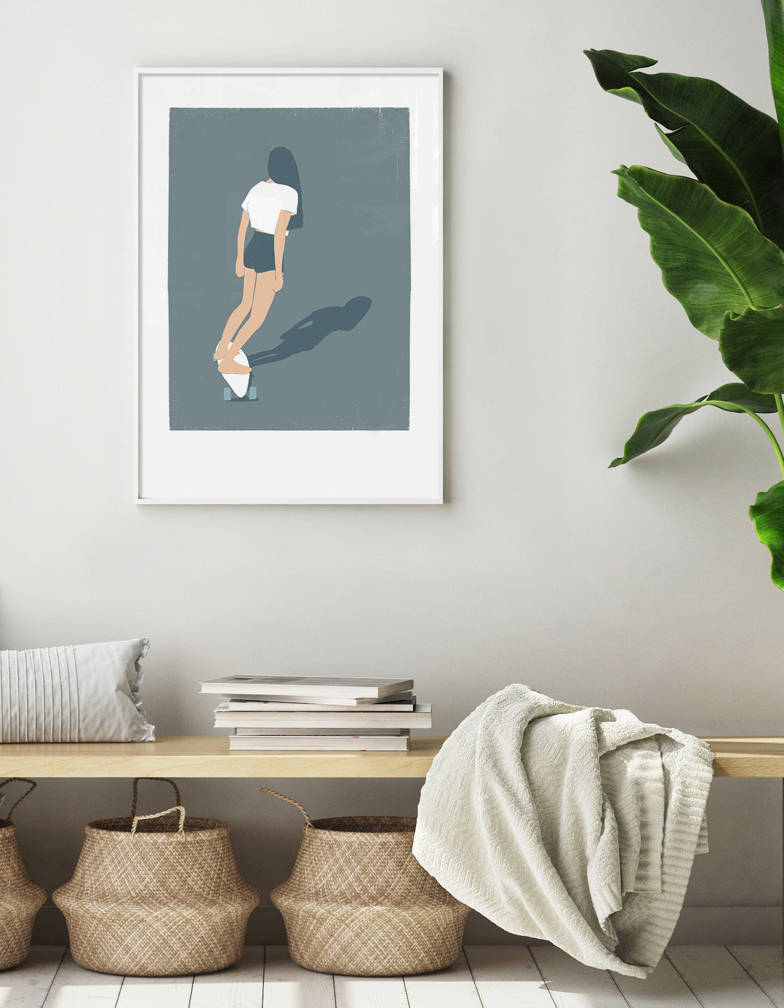 Skateboard girl II