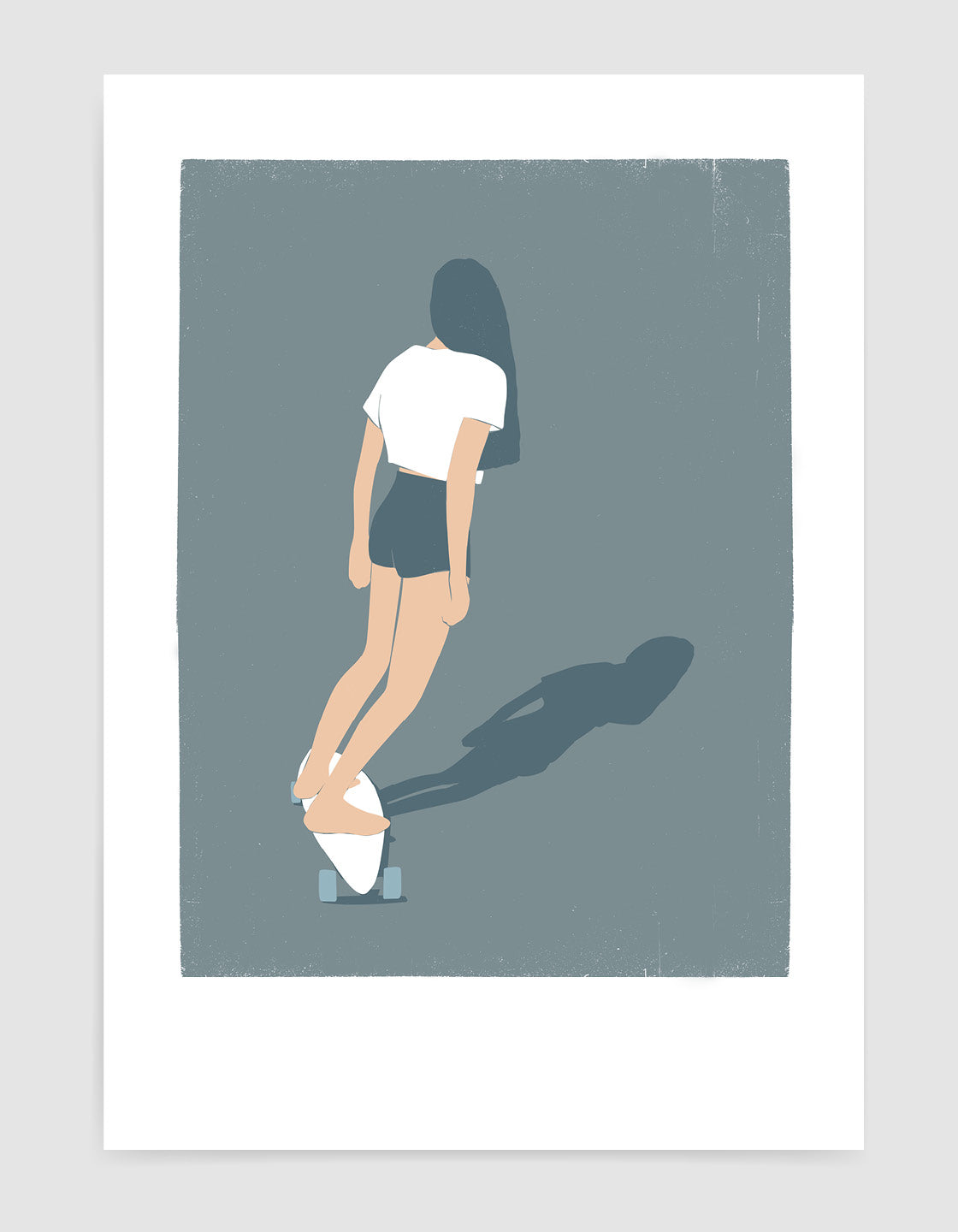 Skateboard girl II