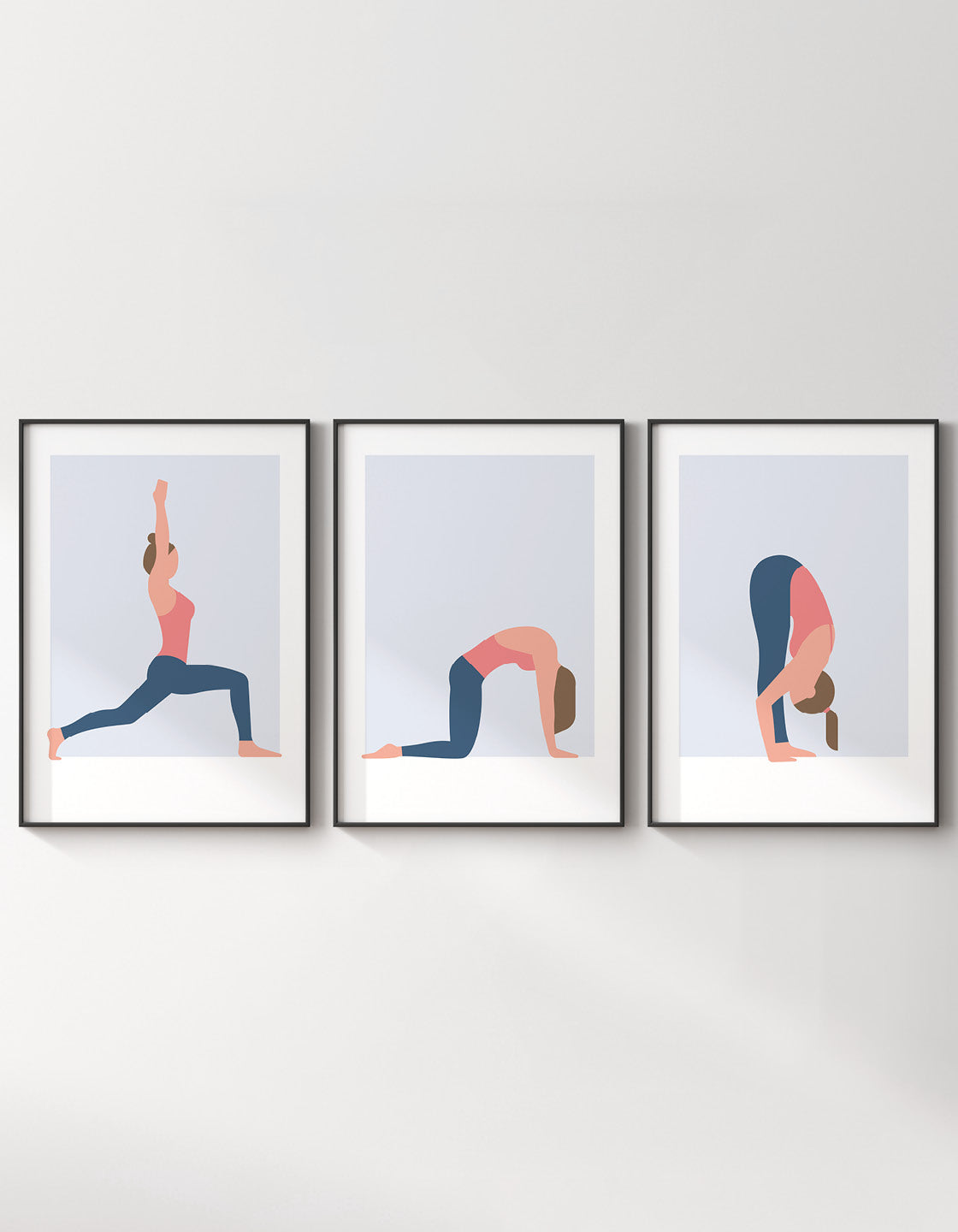 Yoga print set