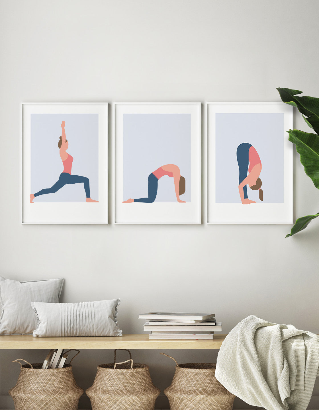 Yoga print set