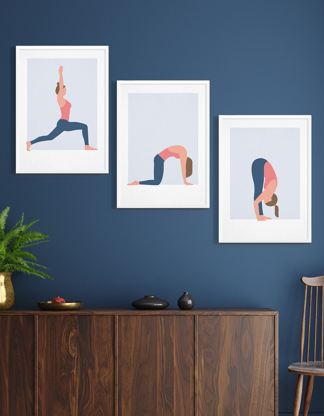 Yoga print set