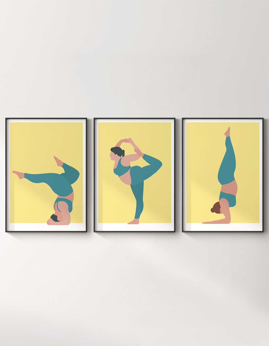 Yoga print set III