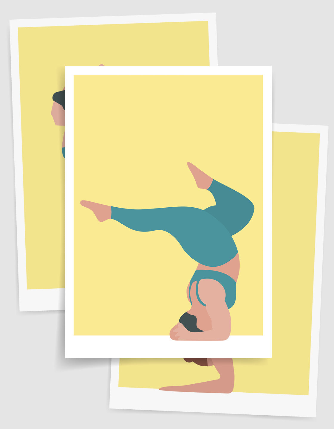 Yoga print set III
