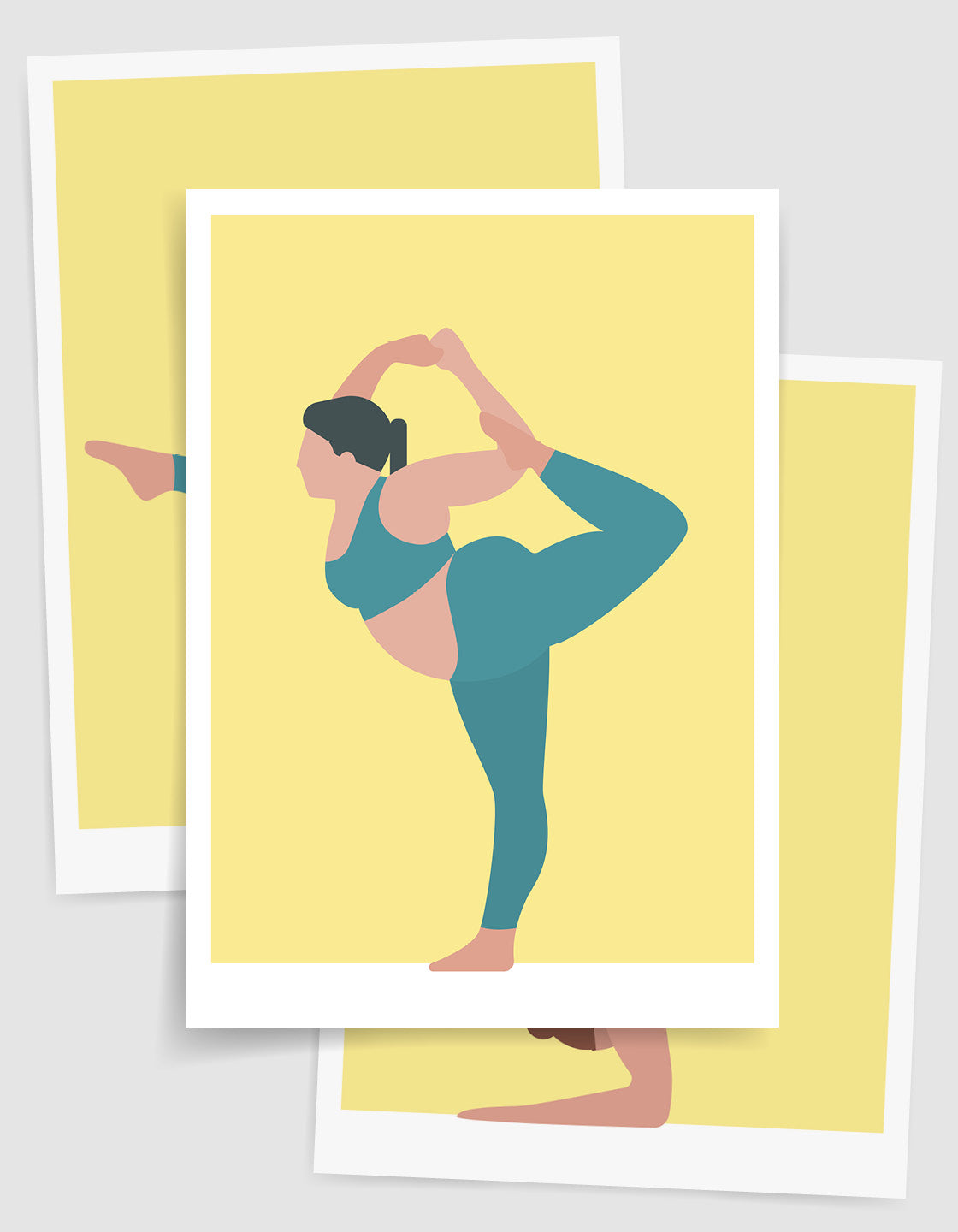 Yoga print set III
