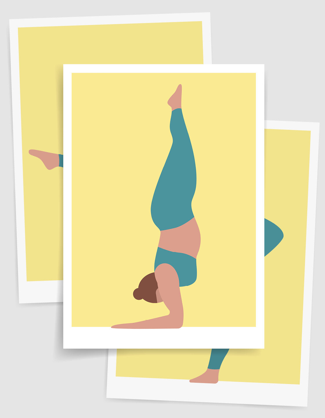 Yoga print set III