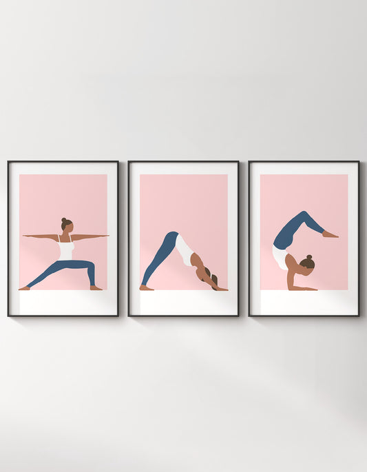 Yoga print trio