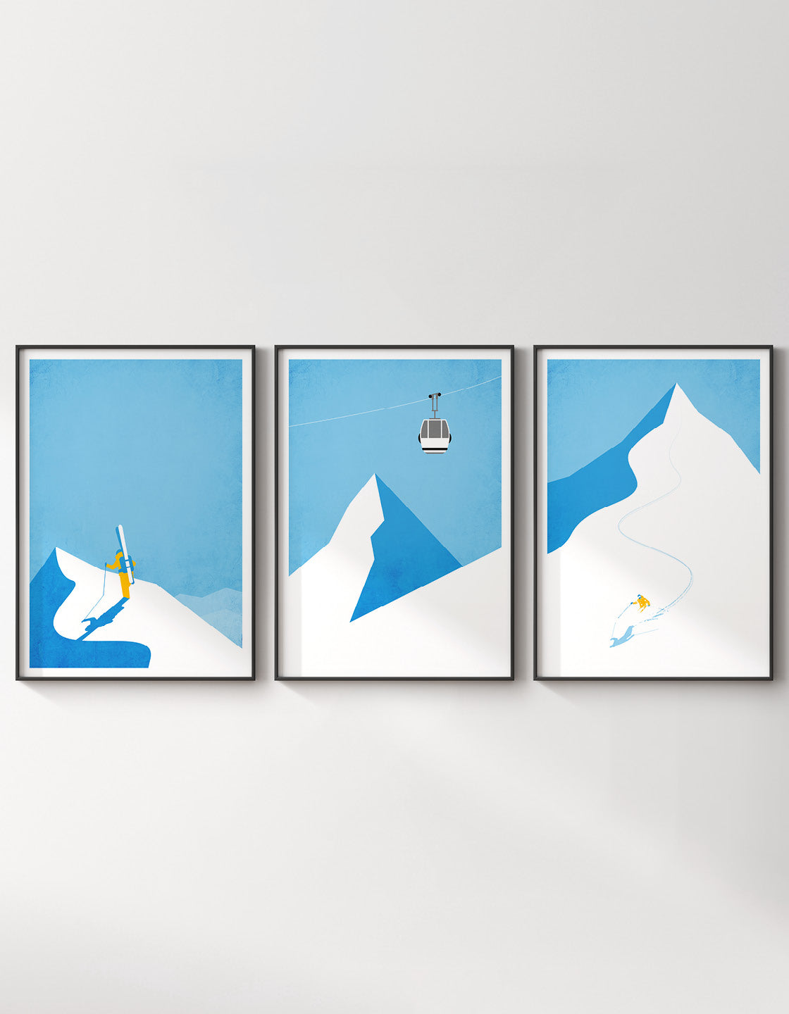 Ski gallery wall