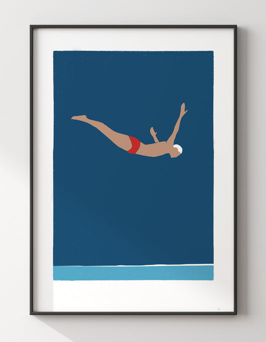 Cliff diving