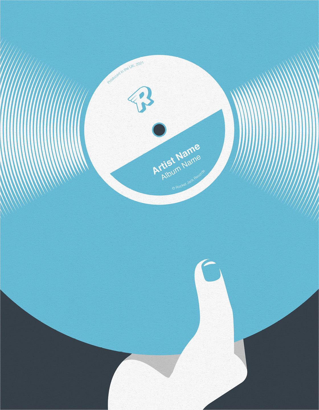 Retro colour vinyl