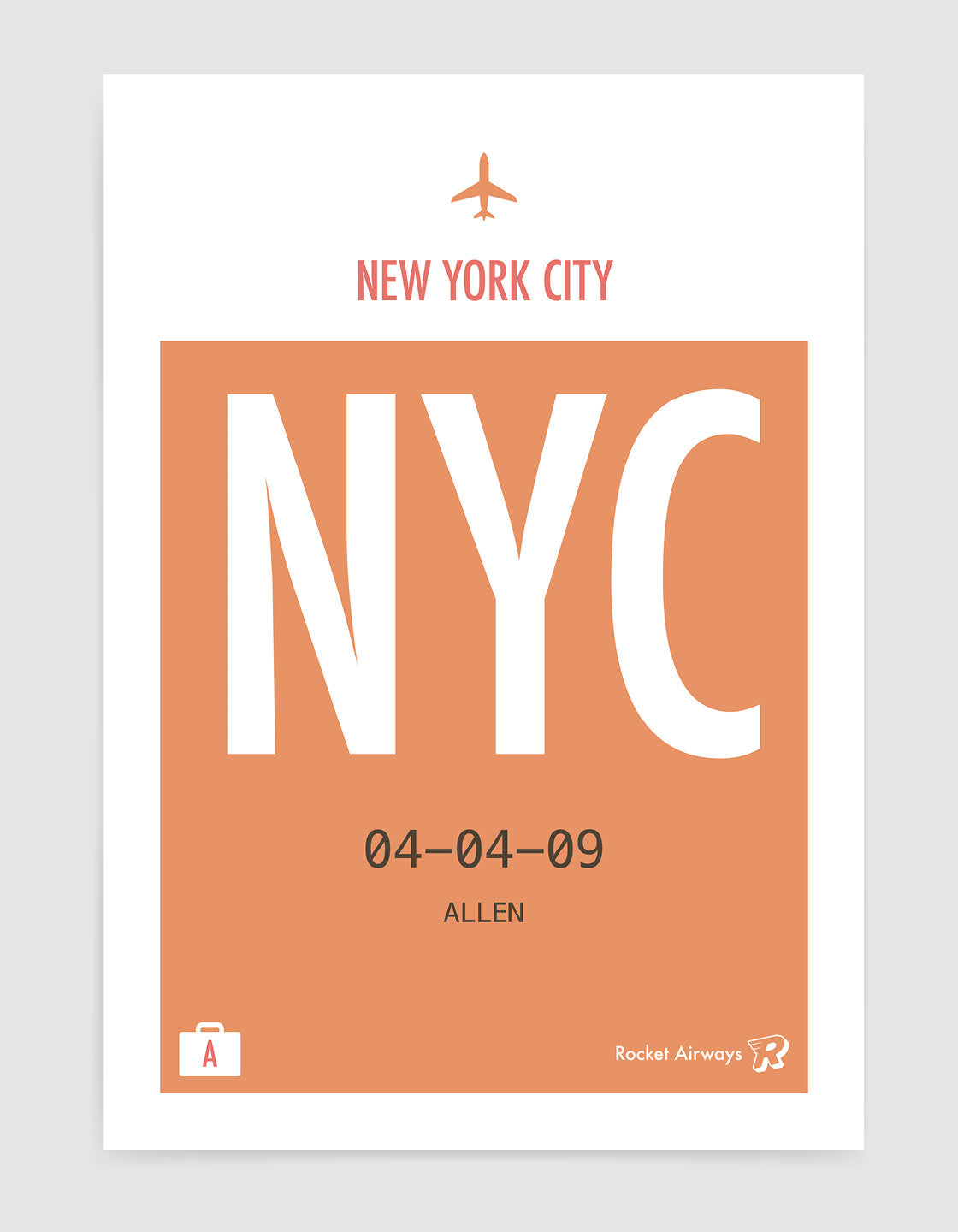 Retro travel destination