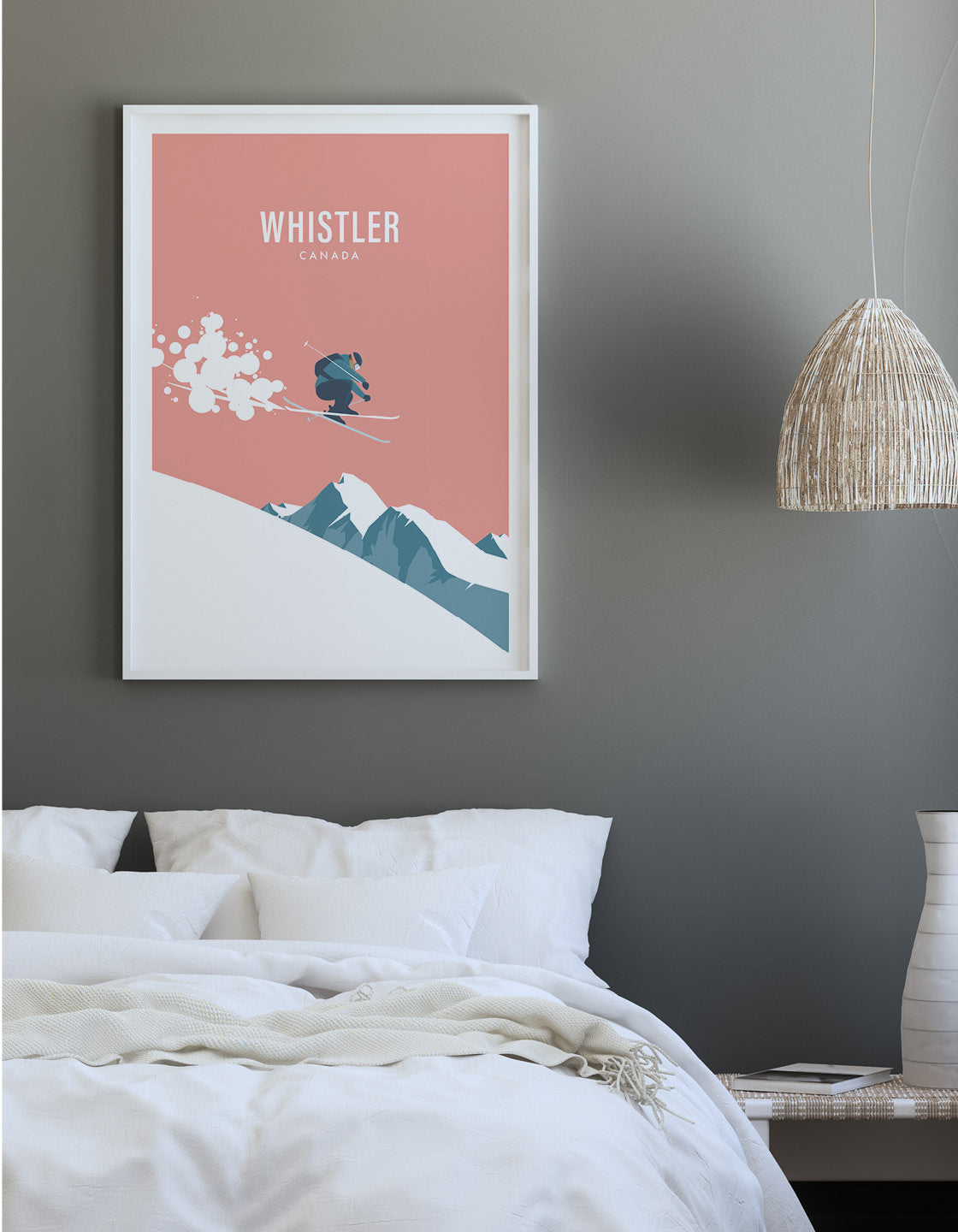 Skier in the air