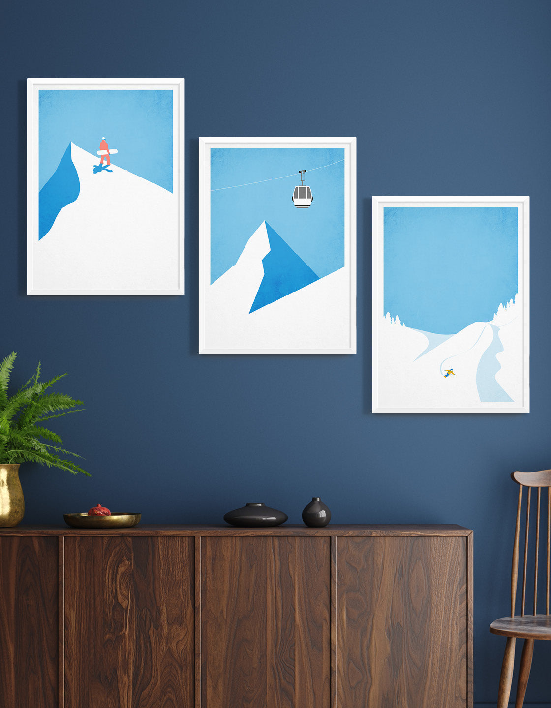 Snowboard gallery wall #2