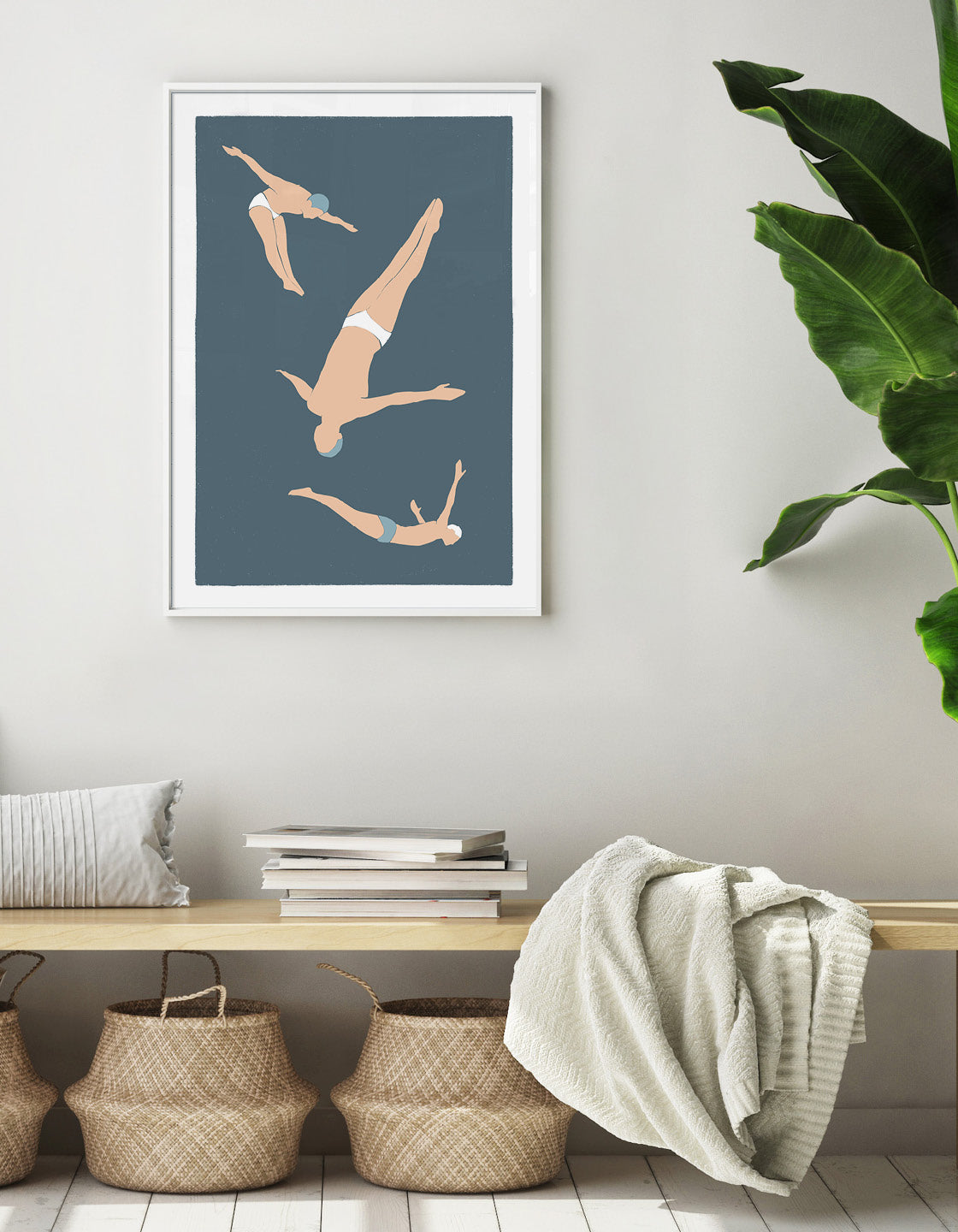 Vintage men's diving