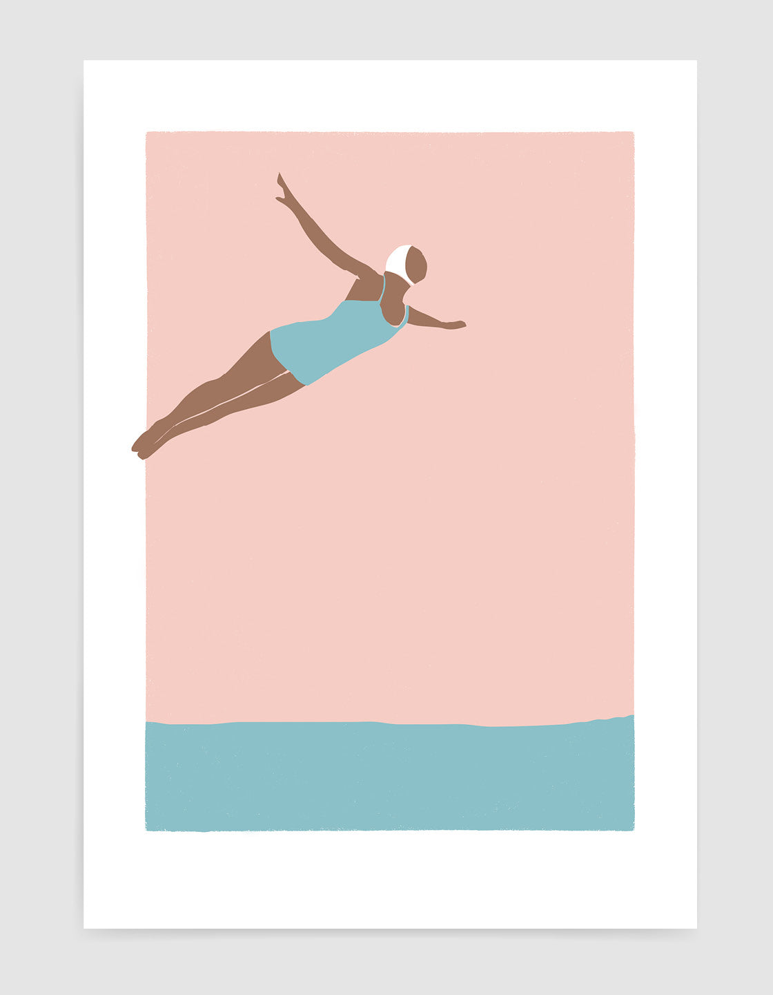 Diving girl