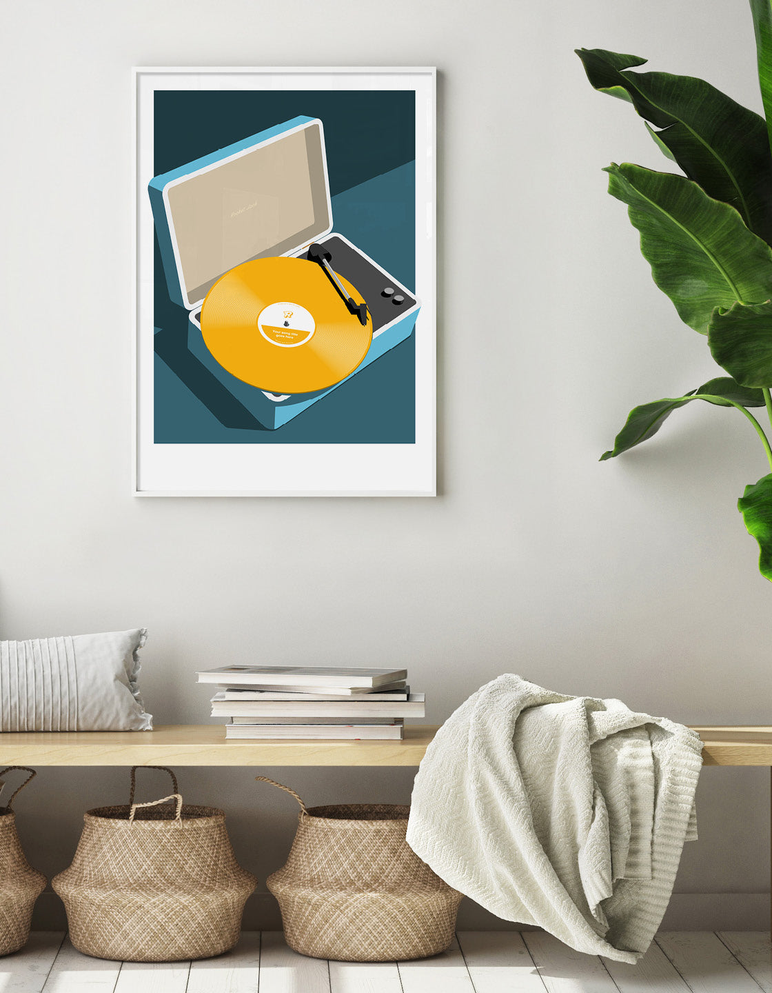 Vintage record player
