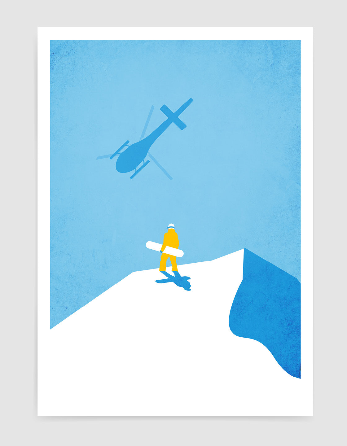 Snowboard heli ski