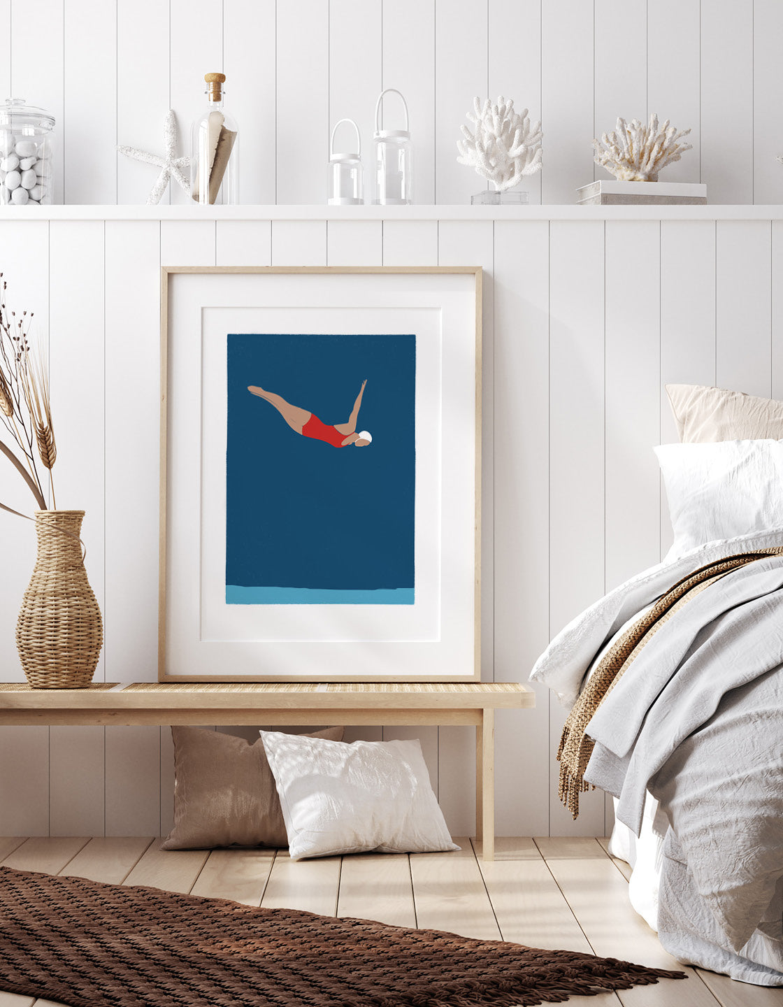Diving girl II