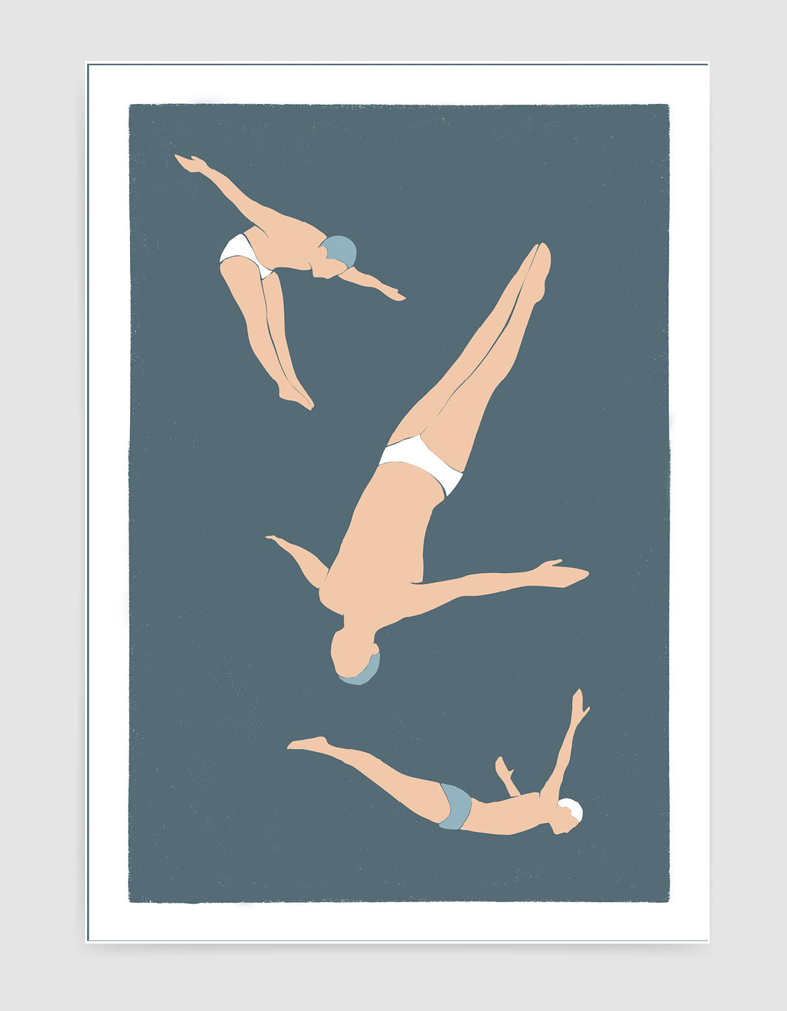 Vintage men's diving