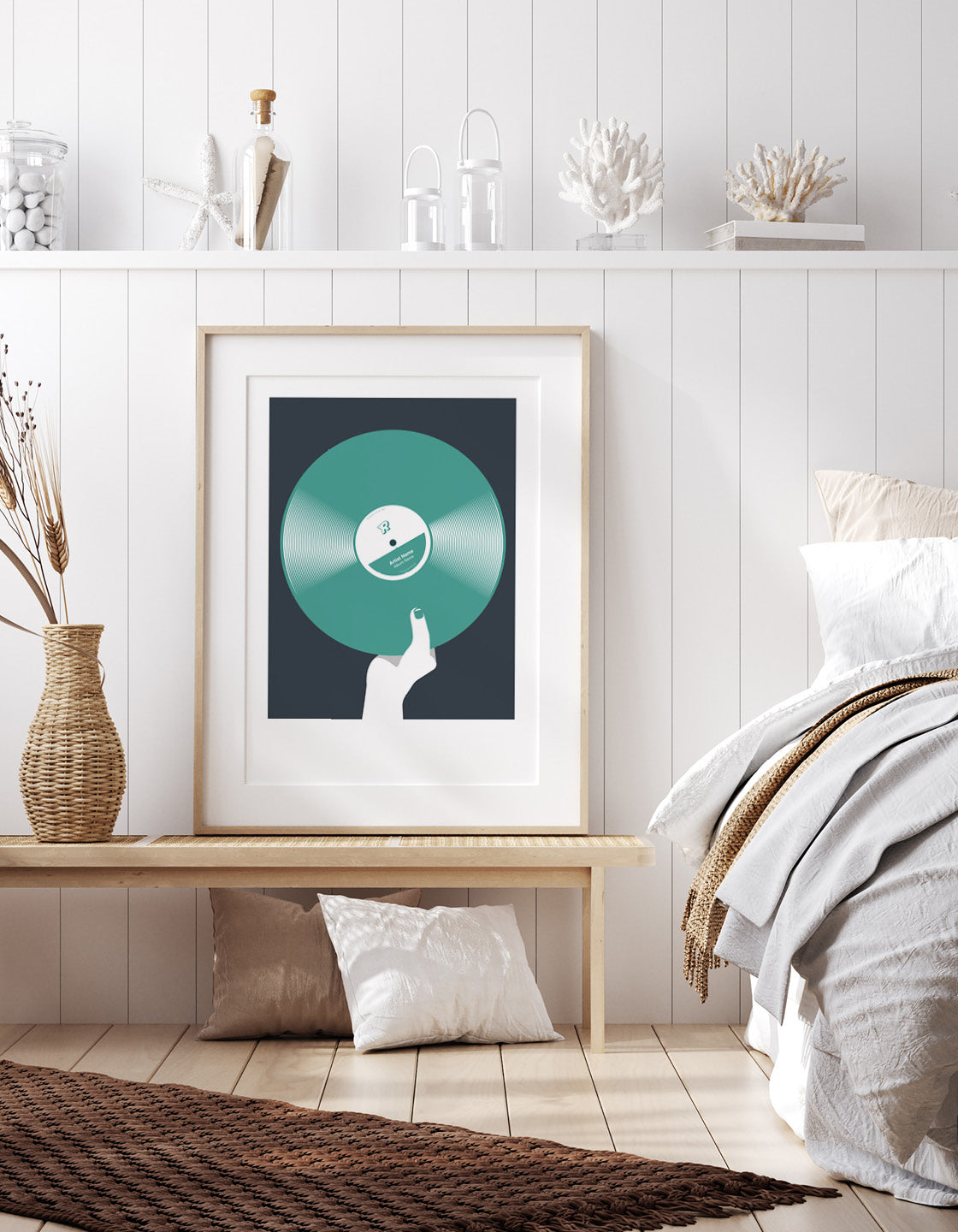 Retro colour vinyl