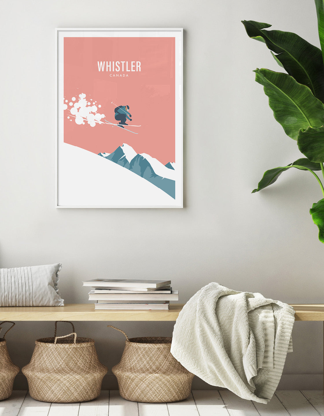 Skier in the air