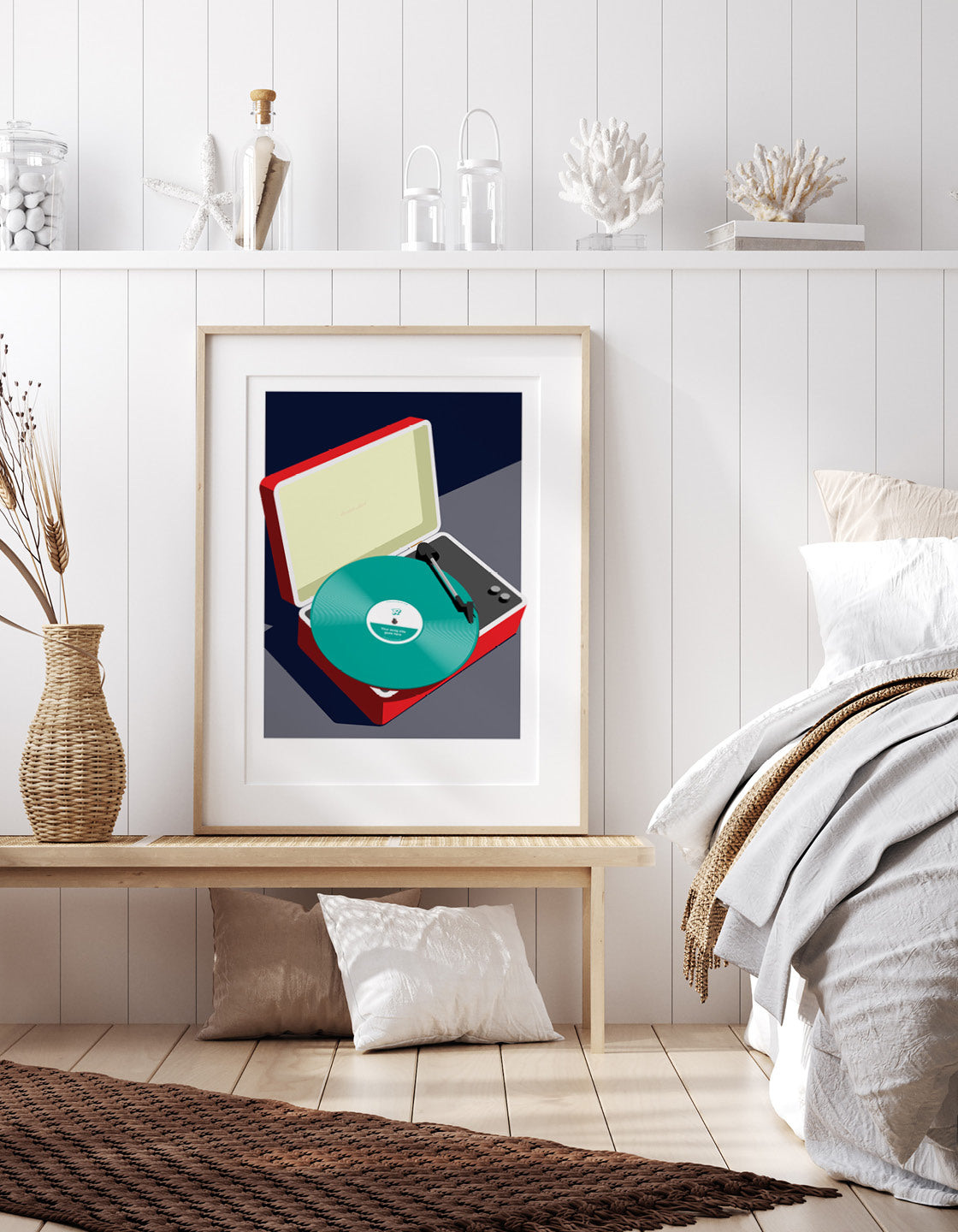 Vintage record player