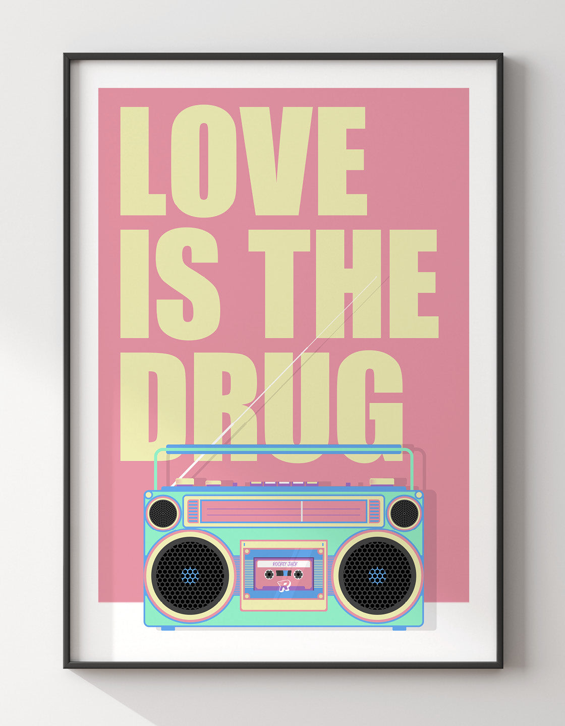 Retro boombox