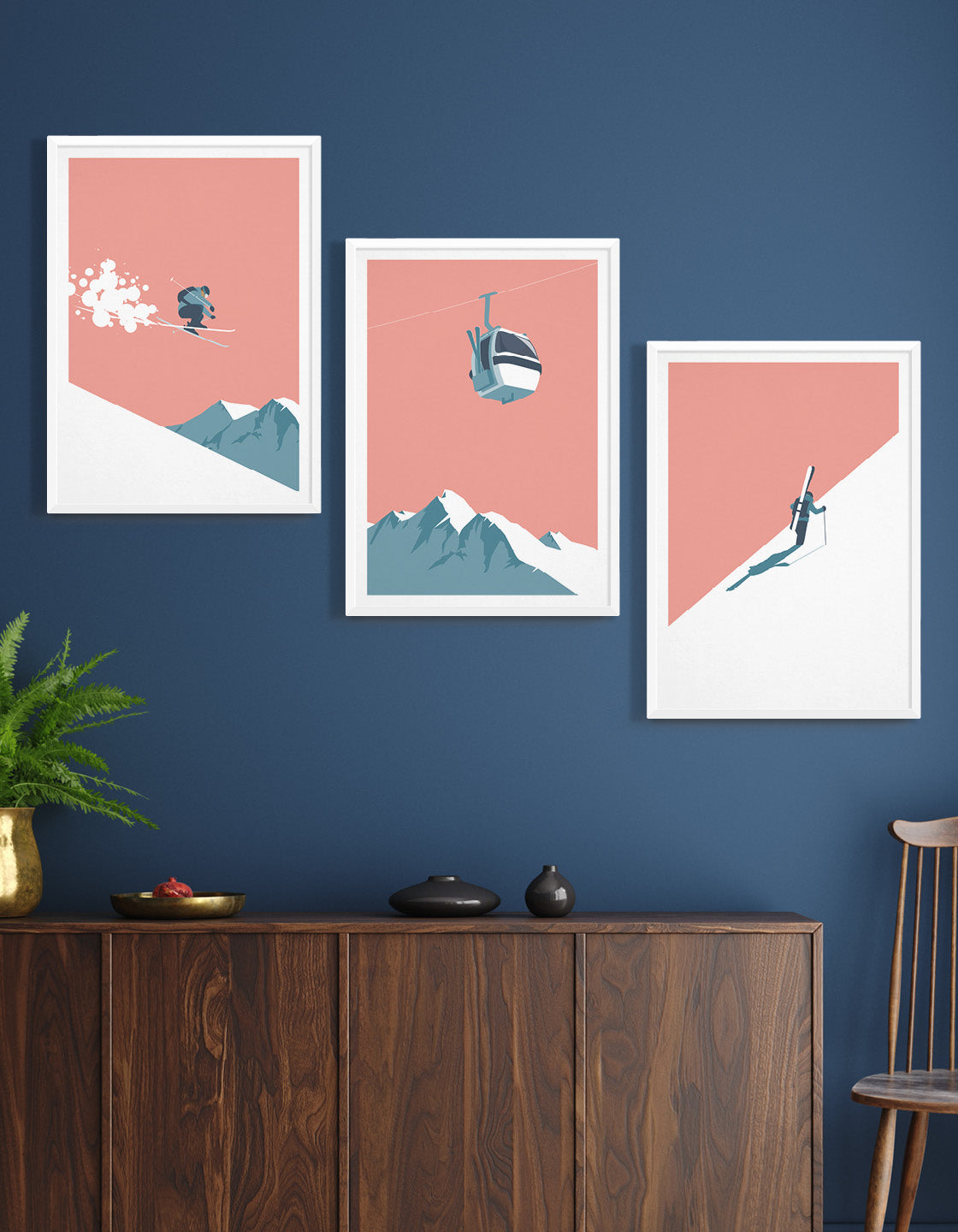 Ski gallery wall III