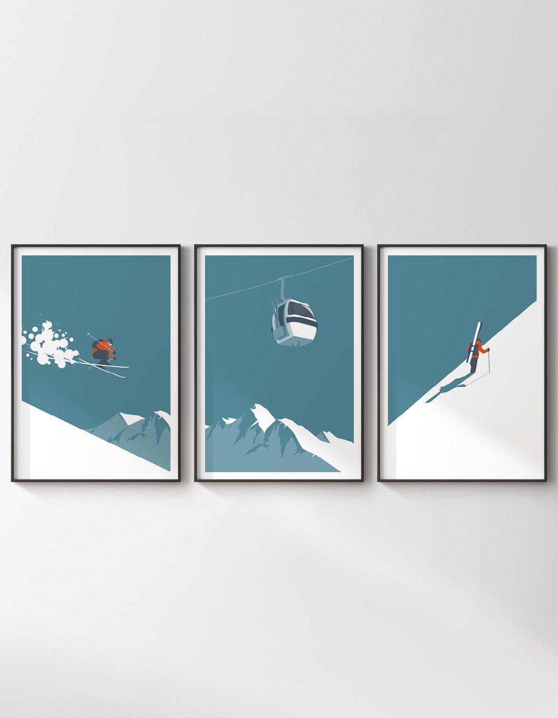 Ski gallery wall III