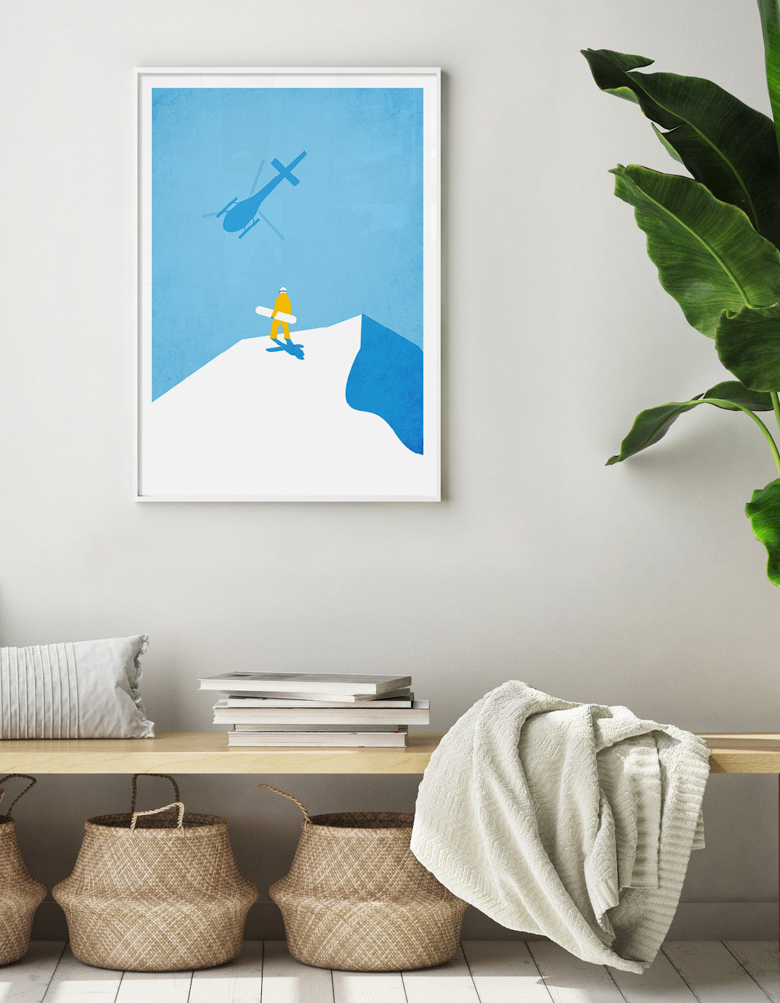 Snowboard heli ski