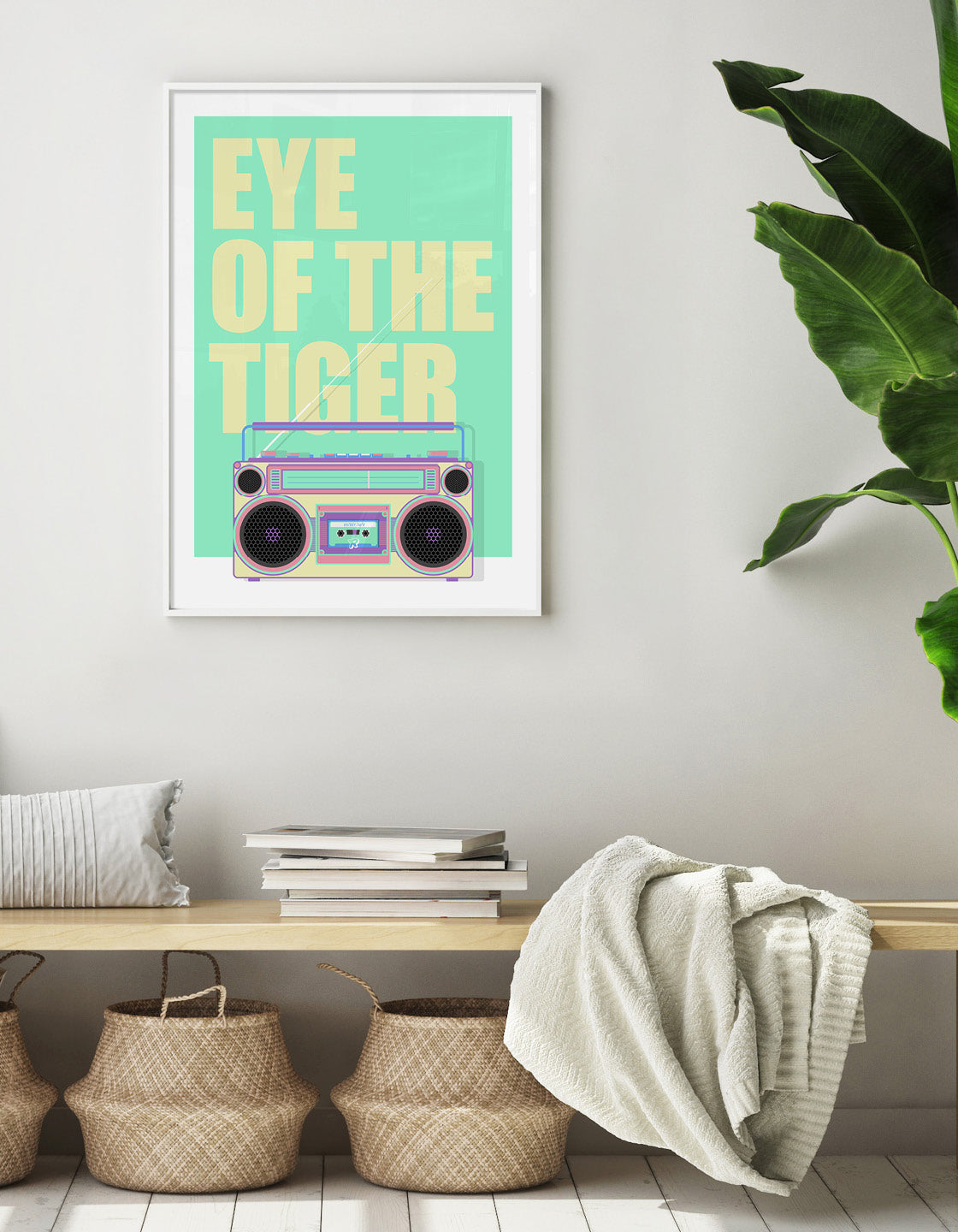 Retro boombox