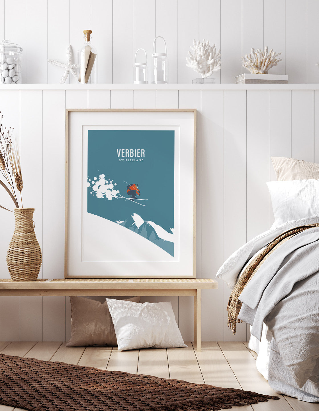 Skier in the air
