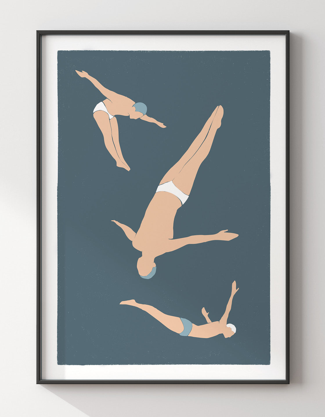 Vintage men's diving