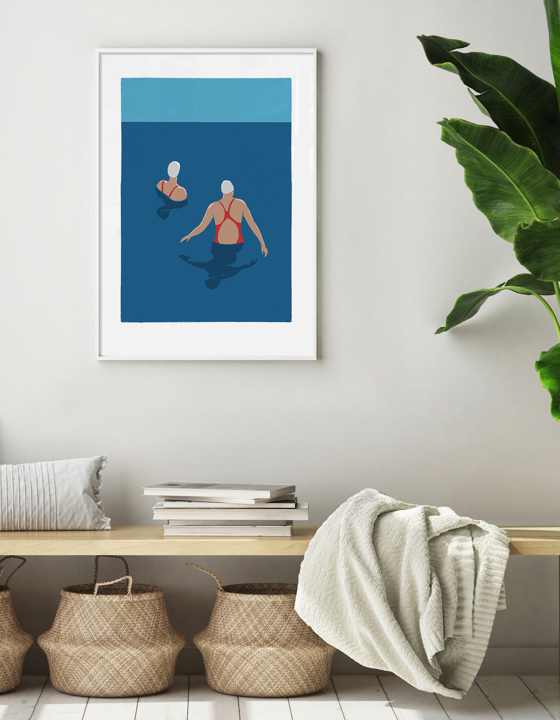 Dip in the sea