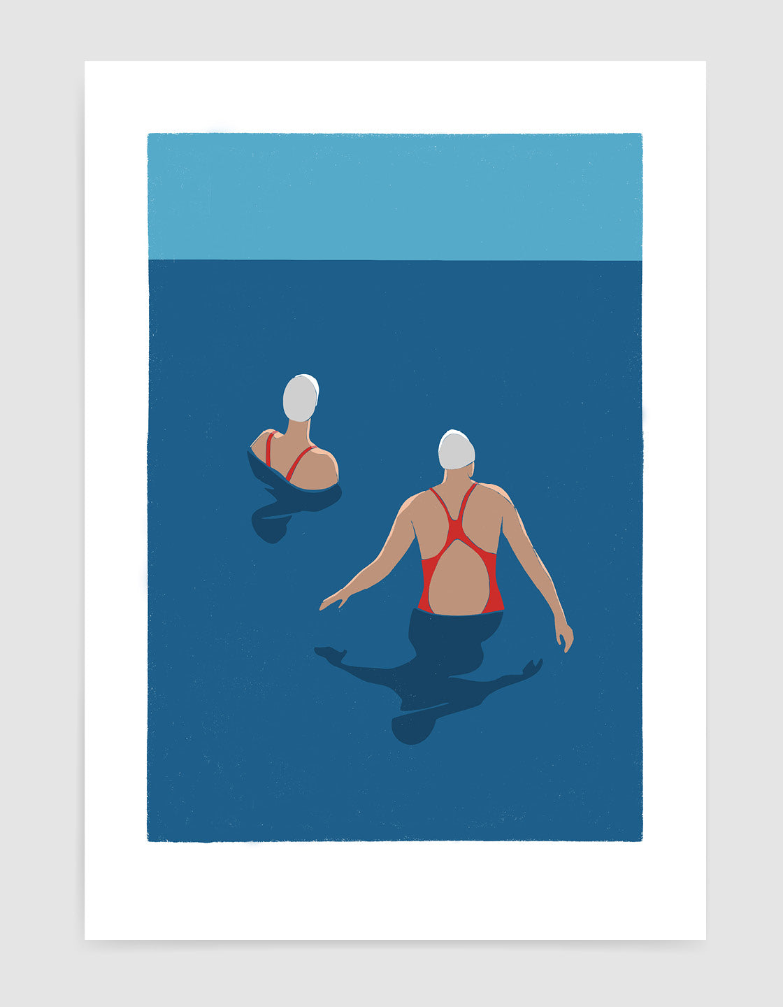 Dip in the sea