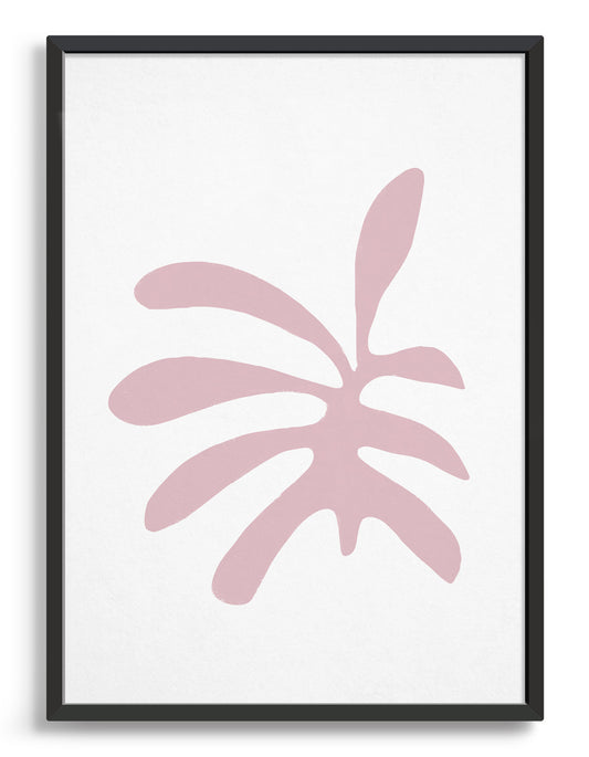 Minimal 'Matisse' style leaf