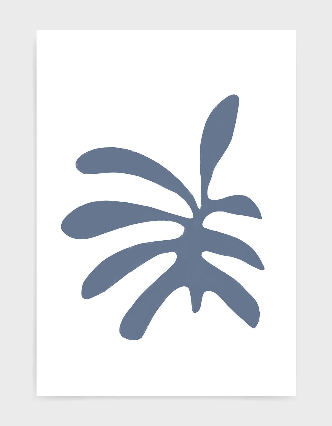 Minimal 'Matisse' style leaf