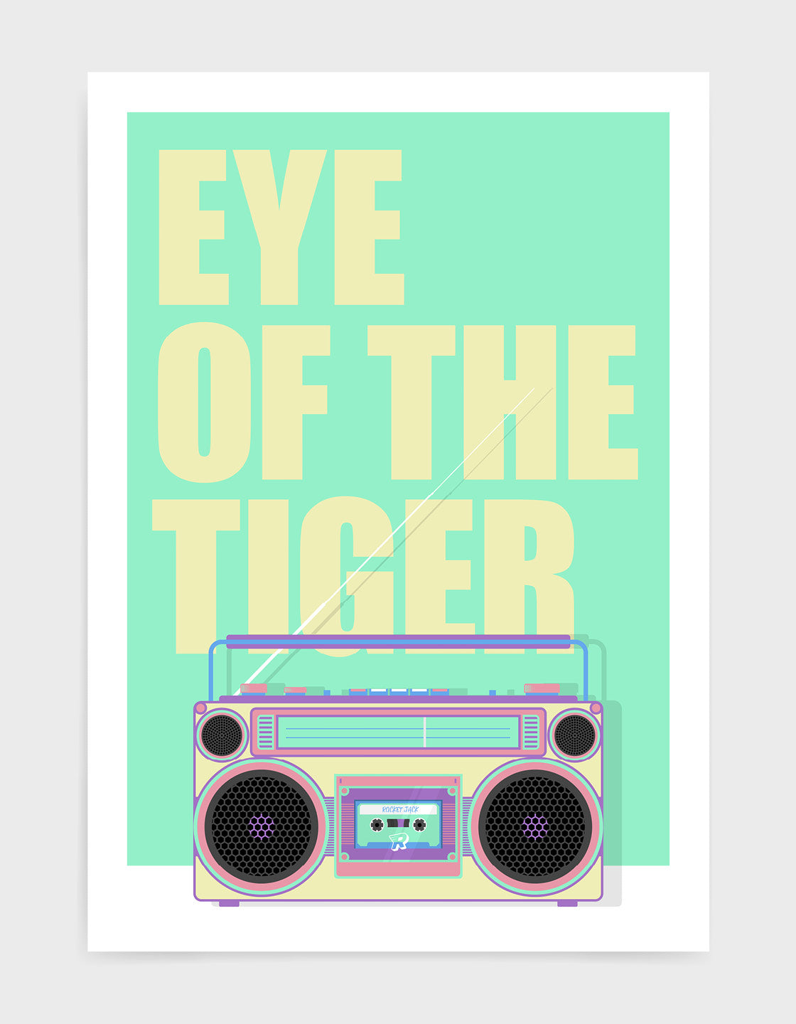 Retro boombox